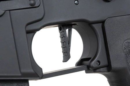 Karabinek ASG Specna Arms RRA SA-E24 HAL ETU™ Chaos Bronze z pomarańczowym urządzeniem wylotowym