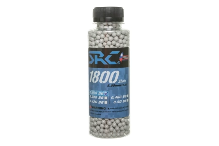 Kulki SRC 0.45g butelka 1800 sztuk Białe