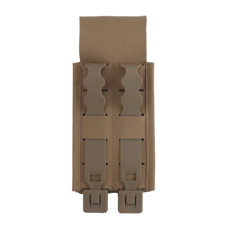 Podwójna ładownica Wosport na magazynki Flip Pouch Coyote Brown