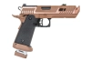 Pistolet ASG SRC Sahara Viper DUAL POWER z walizką transportową i magazynkiem CO2 Flat Dark Earth