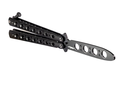 Nóż motylkowy treningowy Butterfly czarny