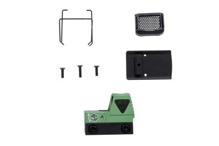 Kolimator xFORCE MINI Solar Powered Zielony