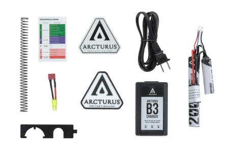 Karabinek ASG Arcturus LWT MK-I CQB 10" AEG SPORT SE™ Starter Pack Czarny