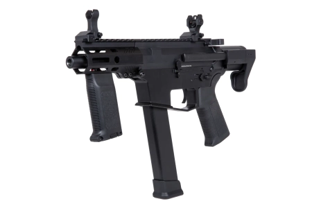 Replika pistoletu maszynowego Golden Eagle/EMG Angstadt Arms UDP-9 4'' Czarna