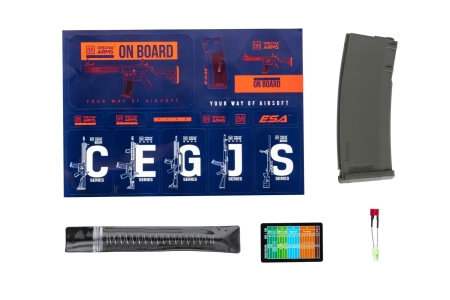 Karabinek ASG Specna Arms SA-F05-RL FLEX™ Light Ops Stock/ New Receiver HAL ETU™ Gen. 2 Oliwkowy