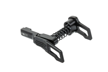 Aluminiowy zwalniacz magazynka Maxx Model Advanced typu B do replik MTW M4 Czarny