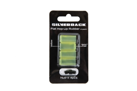 Zestaw 4 gumek Hop-Up Silverback 70° do replik SRS/TAC-41