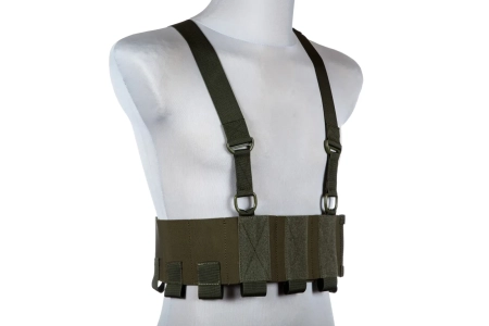 Kamizelka Low-Vis typu Chest Rig - Oliwkowy