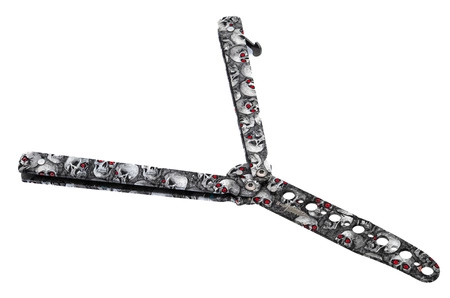 Motylek treningowy, balisong grey full