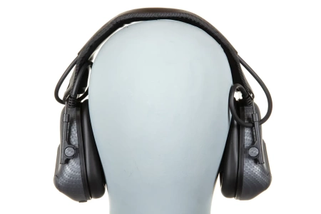 Aktywne ochronniki słuchu Wosport HD-12 wersja IPSC Gen 5 Carbon Fiber