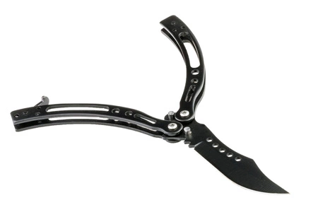 Nóż motylkowy Butterfly Black