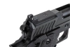 Pistolet ASG SRC Dark Viper DUAL POWER z walizką transportową i magazynkiem green gas Czarny