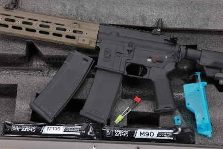 Karabinek ASG Specna Arms SA-PH24 PRIME™ Aster II ETU z silnikiem bezszczotkowym Oliwkowy