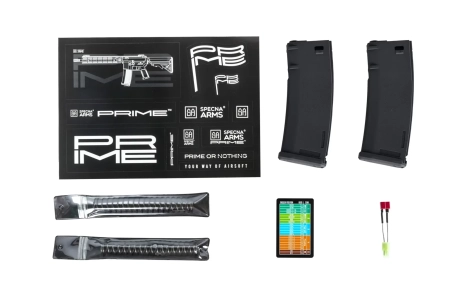 Karabinek ASG Specna Arms RRA SA-P25 PRIME™ HAL™ ETU Light Ops Stock Wersja High Torque Czarny