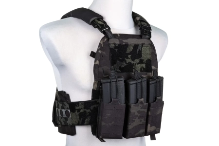 Kamizelka taktyczna typu Plate Carrier Wosport VE-75 MC Black