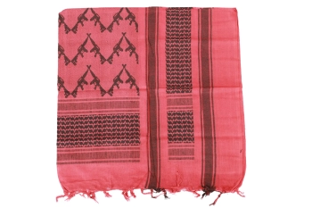 Chusta Specna Arms typu Shemagh Double Gun Czarno-czerwona