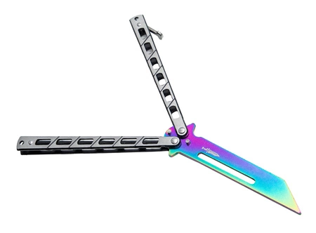 Nóż motylkowy treningowy TANTO