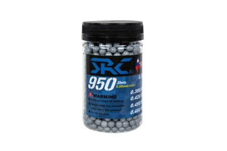 Kulki SRC 0.46g butelka 950 sztuk Szare