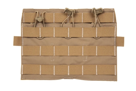 Panel Ładownica Ape Force Gear na 3 magazynki M4/M16 Flat Coyote Brown