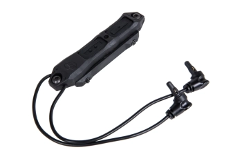 Podwójny włącznik żelowy Czarny