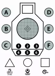 Tarcze Strzeleckie Aim Small - 500 szt.
