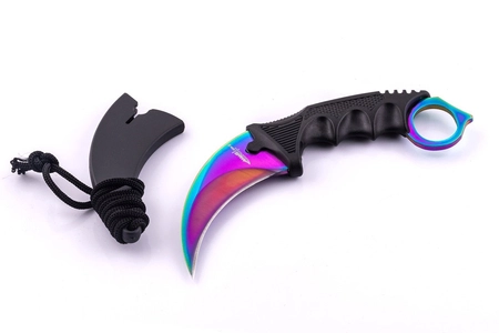 Nóż typu karambit Rainbow Fade