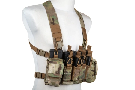 Kamizelka Chest Rig Pew Tactical typu D3CR-X CR02 MC
