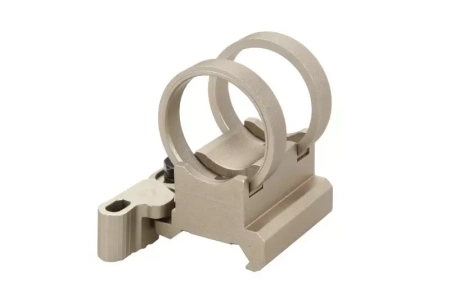 Montaż na latarke QD na szynę RIS - piaskowy