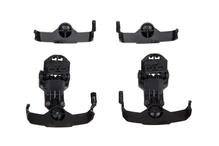 Adapter słuchawek typu Comtac na szyny typu Team Wendy (Typ AMP) - Czarne