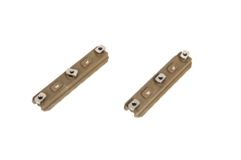 Polimerowa szyna M-LOK 3.5" (2 sztuki) - dark earth