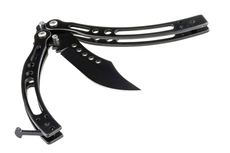 Nóż motylkowy Butterfly Black