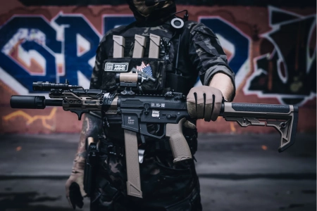 Pistolet maszynowy ASG Specna Arms SA-FX01 FLEX™ HAL ETU™ Half-tan