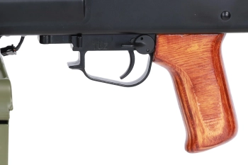 Karabin maszynowy ASG Specna Arms x A&K SA-PKM EDGE™ z drewnianymi elementami