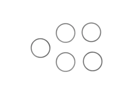 Zestaw podkładek Retro Arms gumki hop-up 0.1 mm - fi 8mm 5 szt.