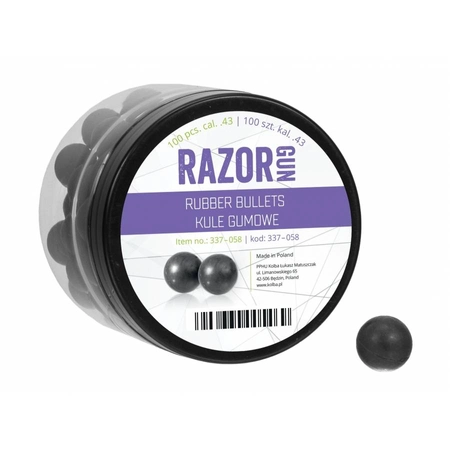 Kule gumowe RazorGun 43 kal. .43 / 100 szt.