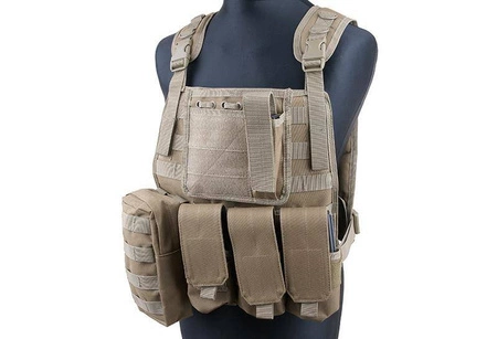 Kamizelka taktyczna typu MBSS Plate Carrier - coyote