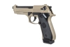 Pistolet ASG ICS BLE-BM9 Dual Power Half-Tan (z magazynkiem na CO2)