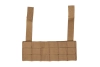 Dodatkowy panel Molle do kamizelek typu Chest Rig Wosport Coyote Brown