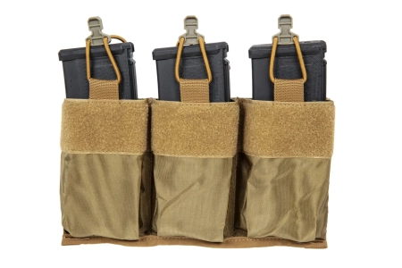 Potrójna wkładka taktyczna na magazynki 7.62 mm Wosport Coyote Brown