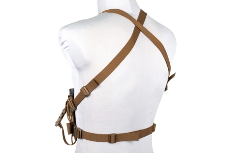 Minimalistyczna kamizelka typu Chest Rig Wosport VE-108 Coyote Brown