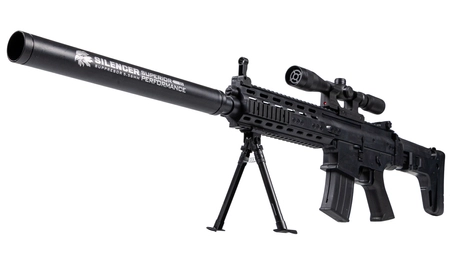 Replika sprężynowa karabinu SCAR-L - czarny