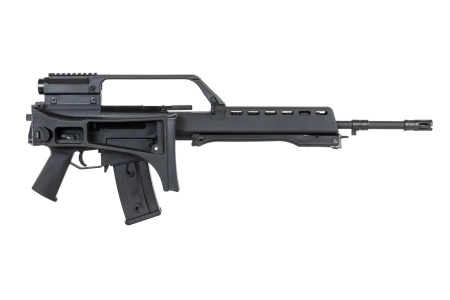 Karabinek ASG SRC DUAL POWER SR36K COB-301 z dwójnogiem i lunetą Czarny