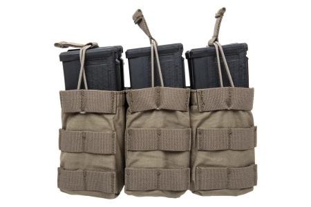 Potrójna ładownica Open na magazynki typu 7.62 Emerson Gear Ranger Green