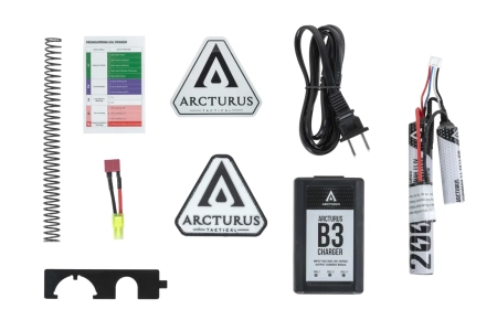 Karabinek ASG Arcturus LWT MK-I CQB 10" AEG SPORT SE™ Starter Pack Szary