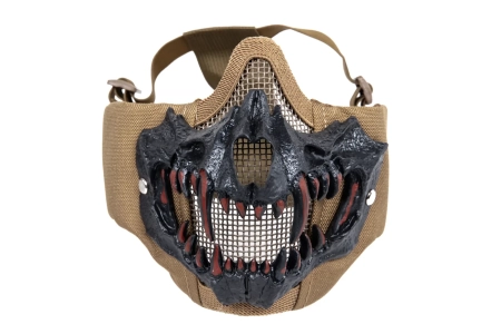 Maska Stalker EVO PLUS Fangs Ear Protection Tan