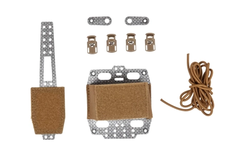 Pokrowiec na baterię NVG na hełm Wosport typu Bridge Lightweight Coyote Brown