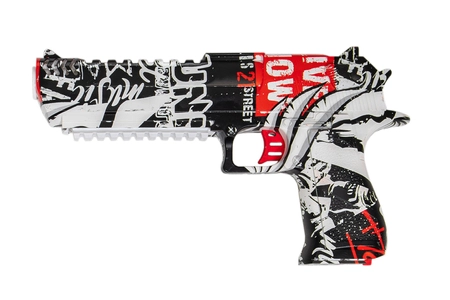 Pistolet elektryczny na żelowe kulki D.E. - czarny