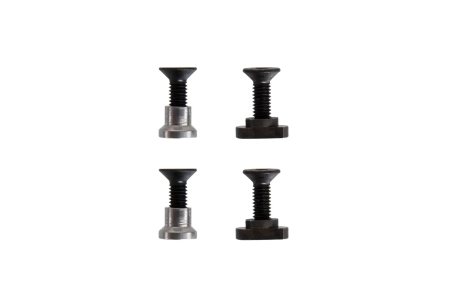 Aluminiowy chwyt kątowy TD Minivert na KeyMod/M-LOK Szary