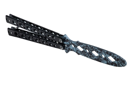 Motylek treningowy, DIAMOND black skull