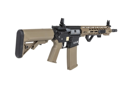 Karabinek ASG Specna Arms RRA SA-P14 PRIME™ Aster II ETU z silnikiem bezszczotkowym Half-Tan